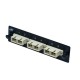 Link UF-2166 Fiber Optic 3 SC Duplex Snap-In Adapter Plate (MM.)