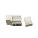 Link US-1005SC1 CAT 5E RJ45 Colorful Modular Jack, Slim White Color
