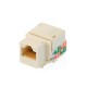 Link US-1005SC1 CAT 5E RJ45 Colorful Modular Jack, Slim White Color