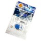 Link US-1005STF CAT 5E RJ45 Blue Modular Jack, Slim Tool Free
