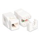 Link US-1006SL CAT 6 RJ45 Modular Jack Unshield, Slim Type, White Color