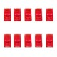 Link US-1062-X CAT 6 RJ45 Plug Unshield, 2 Layer with pre-insert bar, Crystal Color (10 Each/Pkg)