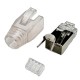 Link US-1070S Shield Cat 6A RJ45 Modular Plug W/Boot  With Pre-Insert bar บรรจุ 1 หัว / Pkg.