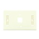 Link US-2001A Face Plate 1 Port With Icon & Lable ID, Ivory color