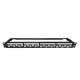 Link US-3224A CAT 6A Patch Panel 24 Port, Auto Shutter w/Cable Managment
