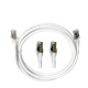 Link US-5110SLZ-1 Shield CAT 6 RJ45-RJ45 Patch Cord Cable 10 M.