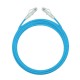 Link US-5145SS-4 Unshield CAT 6 Small O.D RJ45 UTP Patch Cord, 600 MHz, Light Blue,  Length 5 M.