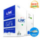 Link US-9106A CAT6 UTP (250 MHz) 24 AWG, w/Cross Filler, CM, Blue color 305 M/Pull Box.*ส่งฟรีเขต กทม.และปริมณฑล
