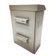 Link UV-9012H-IP55 Two Layer Door CCTV Outdoor Steel Cabinet (H68 x W48 x D26.8), IP55 