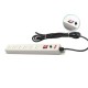 MAP M7-00006 Power Distribution Unit 6 Universal (PDU) Outlet 3M., Line Suppression