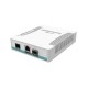 MikroTik CRS106-1C-5S Smart Switch 5-Port SFP, 1-Port combo (SFP or Gigabit Ethernet), CPU 400MHz, RAM 128MB, RouterOS L5