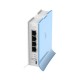Mikrotik RB941-2nD-TC (hAP Lite) home Access Point 2.4GHz 802.11b/g/n, 4-Port LAN 10/100Mbps, Level 4 license, for in the Room