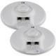 Ubiquiti NBE-5AC-Gen2-SET Point-to-point WiFi Link 3-4Km. airMAX Management 802.11ac, Freq 5GHz Hi-Speed 450+Mbps, Power 25dBm, Ant 19dBi, Configuration ready, (1 set มี 2 ตัว )