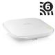 Zyxel NWA110AX AccessPoint  802.11ax (WiFi 6) Dual-Radio PoE Access Point 2.4GHz: 575 Mbps 5GHz: 1200 Mbps US (2.4GHz/5GHz): 23/23dBm  เสาอากาศ 2.4GHz: Peak Gain 5dBi 5GHz: Peak Gain 6dBi
