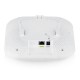 Zyxel NWA110AX AccessPoint  802.11ax (WiFi 6) Dual-Radio PoE Access Point 2.4GHz: 575 Mbps 5GHz: 1200 Mbps US (2.4GHz/5GHz): 23/23dBm  เสาอากาศ 2.4GHz: Peak Gain 5dBi 5GHz: Peak Gain 6dBi