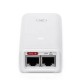 Ubiquiti POE-24-12W-G-WH Gigabit PoE Adapter 24VDC/0.5A, 2-Port 10/100/1000Mbps Ethernet, Provides Earth Grounding and Surge Protection
