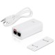 Ubiquiti POE-24-12W-G-WH Gigabit PoE Adapter 24VDC/0.5A, 2-Port 10/100/1000Mbps Ethernet, Provides Earth Grounding and Surge Protection