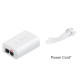 Ubiquiti POE-48-24W-WH Gigabit PoE Adapter 48VDC/0.5A Designed for Use with Ubiquiti 48V PoE Devices, 2-Port 10/100/1000 Ethernet, White