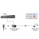 Link PS-8613 Gigabit 30W PoE Injector with PD detection (10/100/1000), IP Camera & Access Point