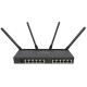 MikroTik RB4011iGS+5HacQ2HnD-IN WiFi Router 10-Port Gigabit, 1-Port SFP+ 10Gbps, Quad-core 1.4Ghz CPU, 1GB RAM, Dual-band 2.4GHz / 5GHz 4x4 MIMO 802.11 ac Wireless and Desktop Case