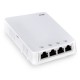 Ruijie RG-AP130(W2) V2 Wall Plate Access Point AC Wave 2, 1.167Gbps, 4 Port Gigabit, Cloud Service