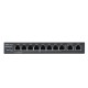 Reyee RG-EG210G-P Cloud Managed Router Multi-WAN Load Balancing Support , 10 Gigabit Ethernet  Ports (WAN/LAN), 8 PoE/PoE+ ports 70W PoE Power budget, Throughput 1Gbps, Free Cloud Management