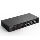 Reyee RG-ES116G Switch 16-Port Gigabit 10/100/1000 Mbps RJ45 Unmanaged Switch, Rack-Mount Support