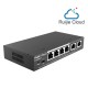 Reyee RG-ES206GC-P 6-Port Gigabit Smart Cloud Mananged PoE Switch, including  4 PoE/POE+ Ports, 54W PoE Power Budget, Desktop Steel Case