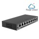 Reyee RG-ES208GC 8-Port Gigabit Smart Cloud Mananged Switch, Desktop Steel Case