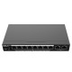 Reyee RG-ES210GC-LP 10-Port Gigabit Smart Cloud Mananged PoE Switch, including  8 PoE/POE+ Ports, 70W PoE Power Budget, Desktop Steel Case