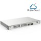 Reyee RG-NBS5200-24GT4XS 24-Port L2+ Managed 10G Switch, 24 Gigabit RJ45 Ports, 4 *10G SFP+ Slots, Rack-mountable Steel Case