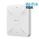 Reyee RG-RAP2260(E) Wi-Fi 6 AX 3200Mbps Dual-band Ceiling Access Point, Dual Gigabit LAN uplink ports, Support PoE and local Power supply, Ruijie Cloud app management