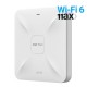 Reyee RG-RAP2260(G) Wi-Fi 6 AX 1800Mbps Dual-band Ceiling Access Point, Dual Gigabit LAN Uplink ports, Support PoE and local Power supply, Ruijie Cloud App Management