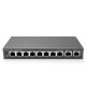 Reyee RG-ES110D-P 8-Port 100Mbps + 2 Uplink Port 1000Mbps, 8 of the ports support PoE/PoE+, Power Budget 110W, Unmanaged Switch, Desktop