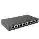Reyee RG-ES110D-P 8-Port 100Mbps + 2 Uplink Port 1000Mbps, 8 of the ports support PoE/PoE+, Power Budget 110W, Unmanaged Switch, Desktop