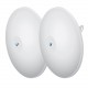 Set PowerBeam AC-500 : High-Performance Wi-Fi Link 5-7 Km Point-to-Point, 150+Mbps, Freq 5GHz Power 24dBm, Dish 24dBm 500mm