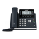 Yealink SIP-T43U Gigabit IP Phone 12 VoIP Accounts. 3.7-Inch Graphical Display, Gigabit Ethernet port, Dual USB 2.0, Optima HD Voice, PoE 802.3af, Power Adapter Not Included