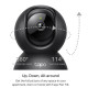 tp-link Tapo C211 3MP Indoor Pan/Tilt 2K Ultra-High-Definition Video Home Security Wi-Fi Camera, Two-Way Audio, IR LED (30 ft / 10 m), Black Colour
