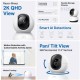 tp-link Tapo C220 4MP Indoor Pan/Tilt Home Security Wi-Fi Camera 2K QHD (2560 * 1440 px), Two-Way Audio, Human/Pet/Vehicle Detection, Night Vision up to 30 ft.