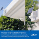 tp-link Tapo C410 KIT 3MP Solar-Powered Security Camera Kit 2K High-Definition, 1 × Tapo C410, 1 × Tapo A201, Color Night Vision, 2.4 GHz Wi-Fi, 850 nm IR LED (30 ft / 9.1 m), IP65 Weatherproof