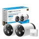 tp-link Tapo C420S2 Smart Wire-Free Security 2 Camera 2K QHD System (2560x1440px), Full-Color Night Vision, Smart AI Detection and Notification, IP65 Weatherproof