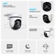 tp-link Tapo C500 2MP Outdoor Pan/Tilt Security Wi-Fi Camera, 1080p Full HD, 2.4 GHz, Horizontal 360º, Two-Way Audio, IP65 Weatherproof, IR LED up to 98 ft. (30m.)