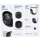 tp-link Tapo C510W 3MP Outdoor Pan/Tilt Security Wi-Fi Camera, 2K Resolution (2304× 1296 px), Full-Color Night Vision, Two-Way Audio, IP65 Weatherproof