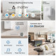 tp-link Tapo H100 Smart IoT Hub with Chime, 2.4 GHz Wi-Fi Networking, Remote Control with Tapo App, up to 64 Devices, Home/Away/Sleep Mode, Mute button, Easy Setup