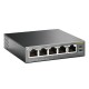 TP-LINK TL-SG1005P 5-Port Gigabit 10/100/1000Mbps RJ45 ports Desktop Switch with 4-Port PoE IEEE 802.3af compliant PDs., Max Power 65W.