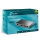 tp-link TL-SG108E 8-Port Gigabit Desktop Easy Smart Switch, 8 10/100/1000Mbps RJ45 Ports, VLAN, QoS, IGMP Snooping, Steel Case