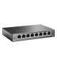 tp-link TL-SG108E 8-Port Gigabit Desktop Easy Smart Switch, 8 10/100/1000Mbps RJ45 Ports, VLAN, QoS, IGMP Snooping, Steel Case
