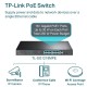 tp-link TL-SG1218MPE 16-Port Gigabit Easy Smart PoE+ Switch (802.3at/af) PoE Power Budget 250 W,+ 2× Gigabit non-PoE RJ45 Ports, with  2× Combo Gigabit SFP Slots, Rack-Mountable Steel Case