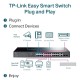 tp-link TL-SG1428PE 28-Port Gigabit Easy Smart Switch with 24-Port PoE+ (802.3at/af) PoE Power Budget 250 W, + 2 Gigabit SFP Slots, VLAN, IGMP Snooping, Loop Prevention, Rack-Mountable Steel Case