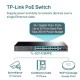 tp-link TL-SG1428PE 28-Port Gigabit Easy Smart Switch with 24-Port PoE+ (802.3at/af) PoE Power Budget 250 W, + 2 Gigabit SFP Slots, VLAN, IGMP Snooping, Loop Prevention, Rack-Mountable Steel Case